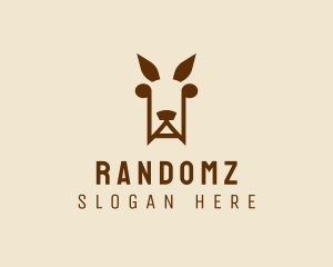 Wild Kangaroo Zoo Logo