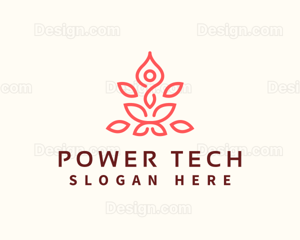 Lotus Yoga Nature Logo