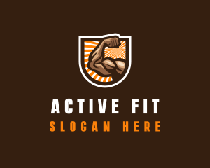 Masculine Body Fitness logo design