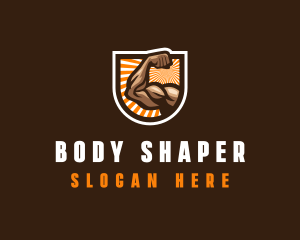 Masculine Body Fitness logo design