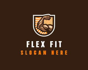 Masculine Body Fitness logo design