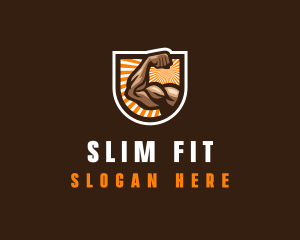 Masculine Body Fitness logo design