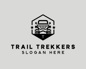 Offroad Jeep Vehicle logo design