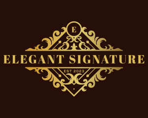 Premium Luxury Crest logo design