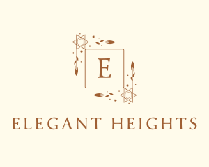 Mystical Elegant Organic logo design