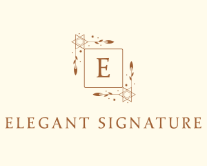 Mystical Elegant Organic logo design