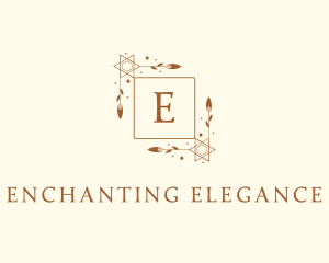 Mystical Elegant Organic logo design