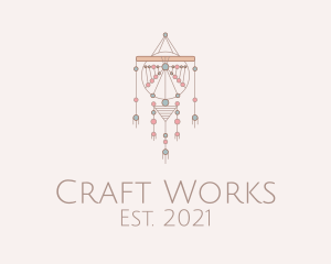 Macrame Handicraft Ornament  logo design