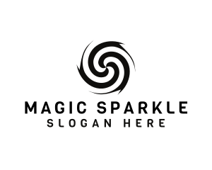 Magic Tornado Illusion logo design