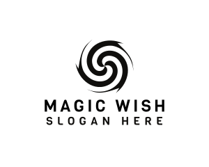 Magic Tornado Illusion logo design