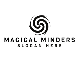 Magic Tornado Illusion logo design