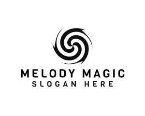 Magic Tornado Illusion logo design