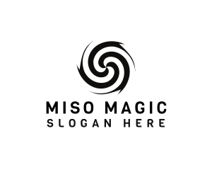 Magic Tornado Illusion logo design