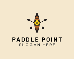 Minimalist Kayak Boat  logo design