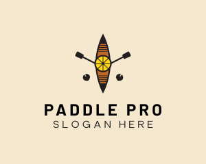 Minimalist Kayak Boat  logo design