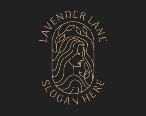 Feminine Lady Salon logo design