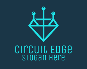 Blue Diamond Circuit logo