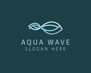 Infinity Loop Wave logo design