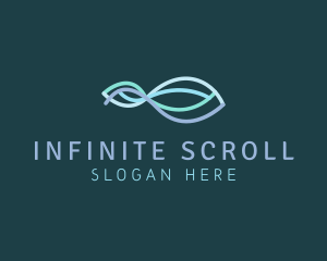 Infinity Loop Wave logo design