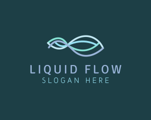 Infinity Loop Wave logo design