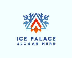 Ice Snowflake Campfire logo