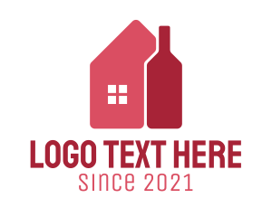 House Wine Bottle logo