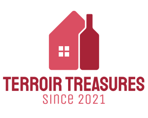 House Wine Bottle logo