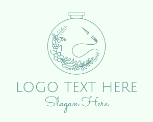 Fabric - Nature Stitching Fabric logo design