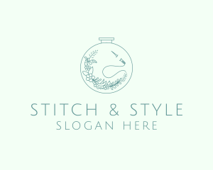 Nature Stitching Fabric logo design