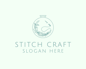 Nature Stitching Fabric logo design