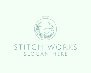 Nature Stitching Fabric logo design