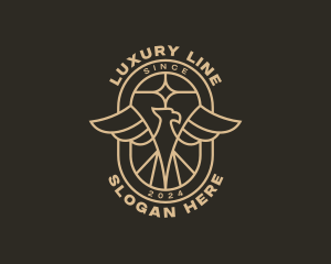 Upscale Luxury Bird logo design