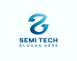 Tech Software Letter S logo design