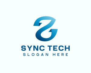 Tech Software Letter S logo design