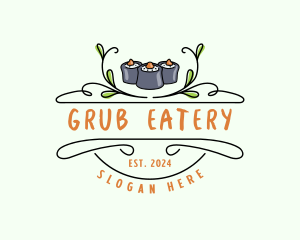 Sushi Kitchen Cuisine logo design