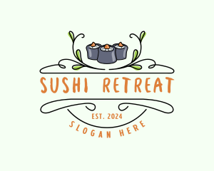 Sushi Kitchen Cuisine logo design