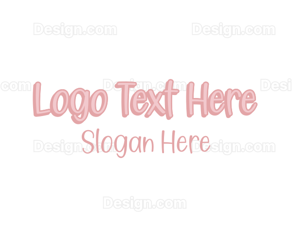 Cute Feminine Pastel Logo