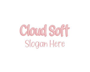 Cute Feminine Pastel logo design