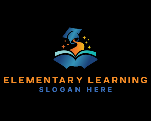 Knowledge Book Learning logo design