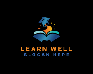 Knowledge Book Learning logo design