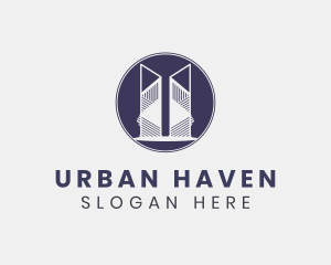 Urban Real Estate Building logo design