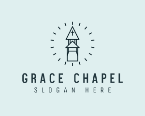 Holy Church Tower logo design