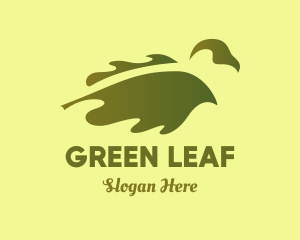 Oak Bird Leaf logo design