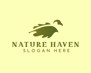 Natural Oak Duck logo design