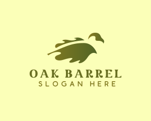 Natural Oak Duck logo design