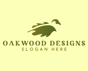 Natural Oak Duck logo design