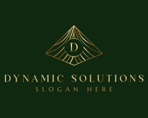 Pyramid Wealth Finance logo design