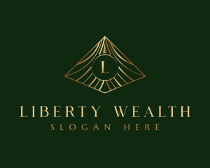 Pyramid Wealth Finance logo design