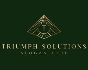 Pyramid Wealth Finance logo design