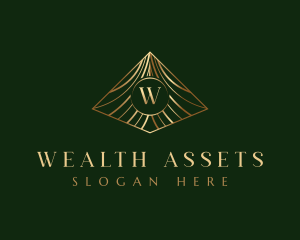 Pyramid Wealth Finance logo design